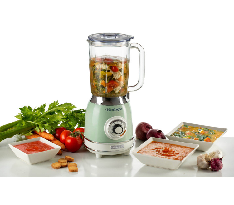 مخلوط کن آریته پارچ شیشه ای همراه با دو عدد آسیاب رنگ سبز سری وینتیج مدل 583/24