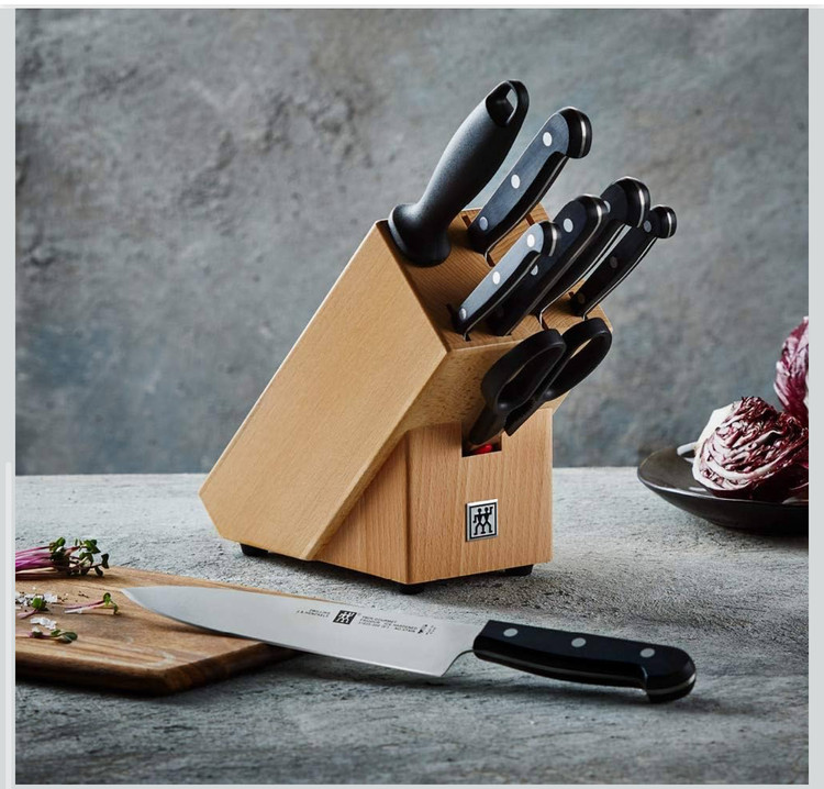 سرویس چاقو آشپزخانه 9 پارچه زولینگ آلمان مدل Zwilling Twin Gourmet